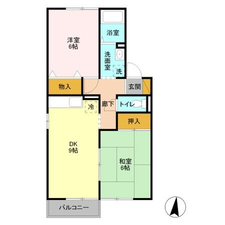 サングレースの物件間取画像